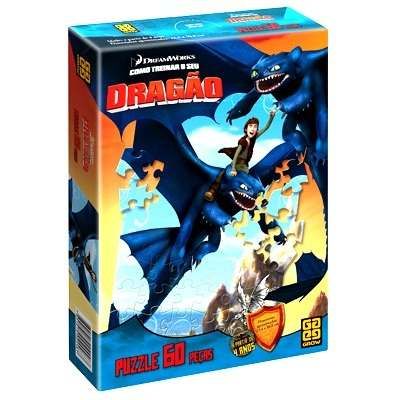 Quebra-cabeça 60 Peças Como Treinar O Seu Dragão - Grow