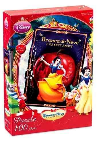 Quebra-cabeça 100 Peças Branca De Neve E Os Sete Anões